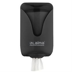 Диспенсер для полотенец с центральной вытяжкой EXTRA LAIMA PROFESSIONAL, (M1/M2), черный, ABS-пластик, 609477, 303213 - фото 13701222