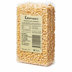 Кедровый орех, СЕМУШКА, 500 г, вакуумная упаковка - фото 13701385