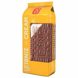 Печенье-сэндвич какао LEIBNIZ "Cream Choco" с начинкой из молочного крема 190 г, ПОЛЬША - фото 13701403