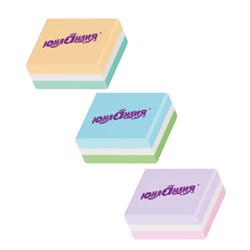 Ластик ЮНЛАНДИЯ "Square", 30х24х13 мм, прямоугольный, пастельные цвета ассорти, 272673 - фото 13705607