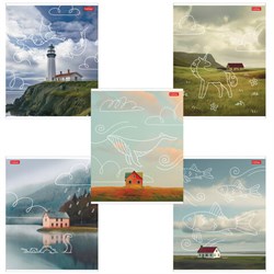 Тетрадь обложка пластик, А5, 48 л., скоба, клетка, HATBER, "Во сне и наяву" (микс), 087648, 48Т5В1пл - фото 13705810