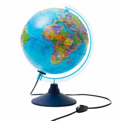 Глобус интерактивный + очки VR политический, Globen, 32 см, рельефный, с подсветкой, INT13200315 - фото 13705864