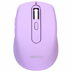 Мышь беспроводная бесшумная SMARTBUY SBM-611AG-V, USB, 4 кнопки + 1 колесо, оптическая, лиловая, 02033 - фото 13714982