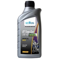 Масло GT OIL GT Turbo Coat, SAE 5W-40, API SP - фото 13739634