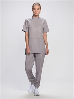 Костюм женский MedLine Ева (тк.Смесовая,145), св.серый - фото 13741307