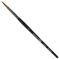 Кисть художественная проф. BRAUBERG ART CLASSIC, колонок, круглая, № 5, короткая ручка, 200934 - фото 13743914