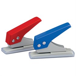 Дырокол на 1 отверстие KW-trio, до 12 листов, ассорти (красный, синий, зеленый), 921, -921 - фото 13744090