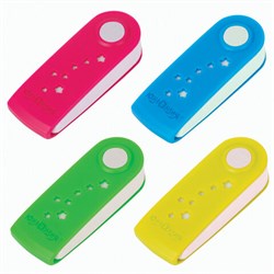 Ластик ЮНЛАНДИЯ "Юнландик-астронавт", 57х22х14 мм, пластиковый футляр, ассорти, 229564 - фото 13744265