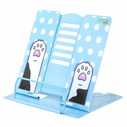 Подставка для книг и учебников BRAUBERG KIDS "Lil Paws", регулируемый угол наклона, металл, 238053 - фото 13744537