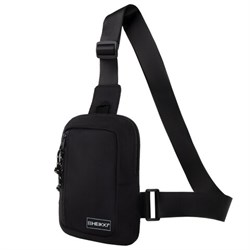 Сумка на плечо HEIKKI BLASTER (ХЕЙКИ) с карманом, черная, 20х14х5 см, 272634 - фото 13744981