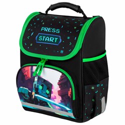 Ранец ПИФАГОР BASIC, 1 отделение, 3 кармана, эргономичная спинка, "Sharp sword", 35х28х18 см, 273138 - фото 13745088