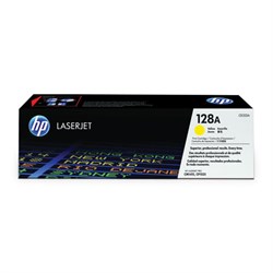 Картридж лазерный HP (CE322A) CLJ CM1415FN/FNW/CP1525N/NW, №128A, желтый, оригинальный, ресурс 1300 страниц - фото 13745708