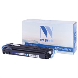 Картридж лазерный NV PRINT (NV-Q6001A) для HP ColorLaserJet CM1015/2600, голубой, ресурс 2000 стр. - фото 13745753