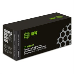 Картридж лазерный CACTUS (CS-PH3117) для XEROX Phaser3117/3122/3124/3125, ресурс 3000 стр. - фото 13745883