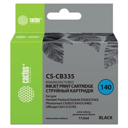 Картридж струйный CACTUS (CS-CB335) для HP C4283/C4383/J5783/Deskjet D4263, черный - фото 13745939