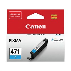 Картридж струйный CANON (CLI-471С) PIXMA MG5740/MG6840/MG7740, голубой, оригинальный, ресурс 311 стр., 0401C001 - фото 13746025