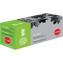 Картридж лазерный CACTUS (CS-C718BK) для CANON LBP-7200Cdn/MF8330Cdn/8350Cdn, черный, ресурс 3400 страниц - фото 13746061