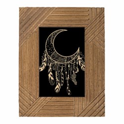 Рамка из мангового дерева BRAUBERG LOFT MANUSCRIPT, фото 10х15 см, стекло, 17х22 см, 391284 - фото 13747024