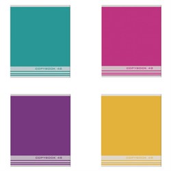 Тетрадь А5, 48 л., STAFF, скоба, клетка, офсет №2 ЭКОНОМ, обложка картон, ОДНОТОННАЯ, 402322 - фото 13747048