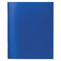 Тетрадь бумвинил, А5, 96 л., скоба, офсет №1, клетка, с полями, STAFF, СИНИЙ, 403418 - фото 13747058