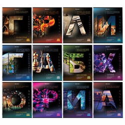 Тетради предметные, КОМПЛЕКТ 12 ПРЕДМЕТОВ, 48 л., обложка картон, BRAUBERG, "КЛАССИКА SCIENCE", 404843 - фото 13747110