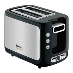 Тостер TEFAL TT365031, 850 Вт, 2 тоста, 7 режимов, механическое управление, металл/пластик, серебристый/черный, 7211002582 - фото 13747490