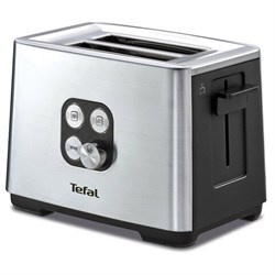 Тостер TEFAL TT420D30, 900 Вт, 2 тоста, 7 режимов, сталь, серебристый, 8000035884 - фото 13747491