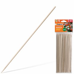 Шампуры для шашлыка PATERRA, КОМПЛЕКТ 100 шт., 200 мм, d=3 мм, бамбуковые, 401-697, 401697 - фото 13748607