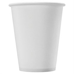 Стакан одноразовый бумажный 180/205 мл, D 72 мм, КОМПЛЕКТ 80 шт., однослойный, белый, холодное/горячее, ФОРМАЦИЯ, HB72-205-0000 - фото 13748879