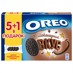 Печенье OREO с какао и начинкой с шоколадным вкусом, 228 г, 9001237 - фото 13749352