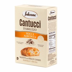 Печенье сахарное FALCONE "Cantucci" с грецким орехом и абрикосом, 180 г, ИТАЛИЯ, MC-00013541 - фото 13749528