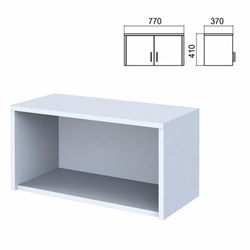 Шкаф-антресоль "Арго", 770х370х410 мм, серый - фото 13750075