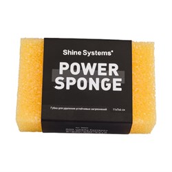 Губка для удаления устойчивых загрязнений Shine systems Power Sponge - фото 13757802