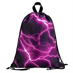 Мешок для обуви BRAUBERG большой удобный с ручкой, 51х41 см, Lightning, 272400 - фото 13764326