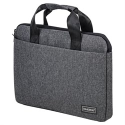 Сумка портфель HEIKKI ULTRA (ХЕЙКИ) с отд. для ноутбука 15,6", Dusky, темно-серая, 28х39х3 см, 272608 - фото 13767741