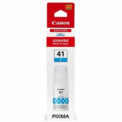 Чернила CANON (GI-41C) для G1400/G2400/G3400, голубые, 7700 стр., ОРИГИНАЛЬНЫЕ, 4543C001 - фото 13767794