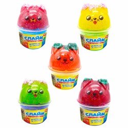 Слайм с наполнителем, 200 г, ассорти 5 видов, JOLLY JOT (ДЖОЛЛИ ДЖОТ), 665948 - фото 13767962