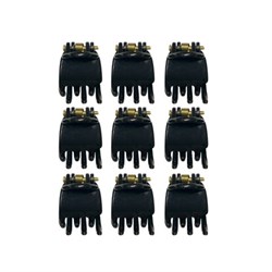 Крабы для волос НАБОР 9 шт., 1,5 см, глянцевый, АССОРТИ, MONTE VITA (МОНТЕ ВИТА), 457025 - фото 13768854