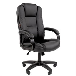 Кресло офисное Chairman CH 600 LT, экокожа, черное, 7158667 - фото 14691386