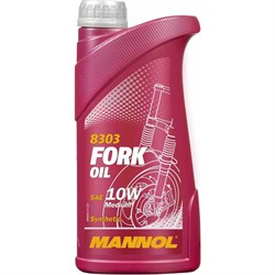 Синтетическое вилочное масло MANNOL FORK OIL 10W 1 л - фото 14707140