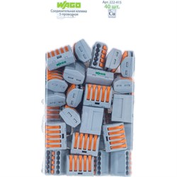 Пятипроводная соединительная клемма WAGO 222-415 - фото 14707510