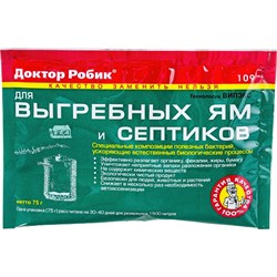 Биоактиватор для выгребных ям и септиков Доктор Робик 109 - фото 14707858