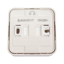 1-клавишный выключатель Systeme Electric Blanca - фото 14709385