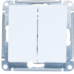 Двухклавишный переключатель Systeme Electric ATLASDESIGN - фото 14711302