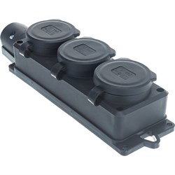 Трехместная однофазная колодка UNIVERSAL 1323 - фото 14712023