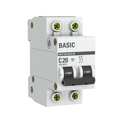 Автоматический выключатель EKF ВА 47-29 Basic - фото 14713104