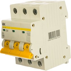 Автомат IEK ВА47-29 3п, C, 50А, 4.5кА - фото 14716437