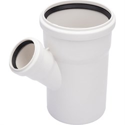Тройник для бесшумной канализации ПОЛИТЭК 200115045 - фото 14723293