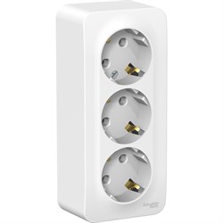 Тройная розетка Systeme Electric BLANCA - фото 14724012