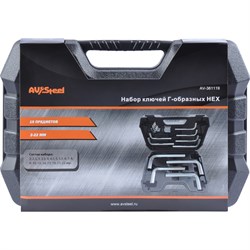 Набор Г-образных ключей AV Steel AV-361119 - фото 14724214